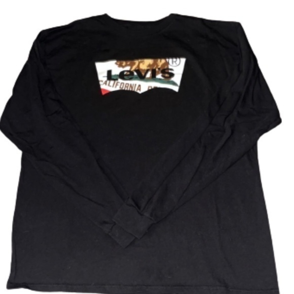 Levi’s black long sleeve T-shirt size L